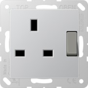 Steckdose 13A 250V 2-pol. A 3171 AL 