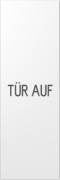 Wippe TÜR AUF aws lack 70x212,4mm senkrecht ES 2993 D WW 