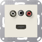 Multimedia-Anschluss ws Cinch/Klinke3,5/HDMI MA A 1082 