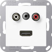 Multimedia-Anschluss aws Cinch/Klinke3,5/HDMI MA A 1082 WW 