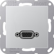 Multimedia-Anschluss alu VGA m.Tragring MA A 1102 AL 