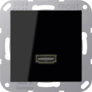 Multimedia-Anschluss sw HDMI m.Tragring MA A 1112 