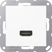 Multimedia-Anschluss aws HDMI m.Tragring MA A 1112 WW 