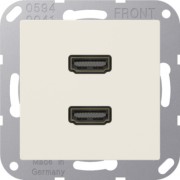 Multimedia-Anschluss ws 2 x HDMI m.Tragring MA A 1133 