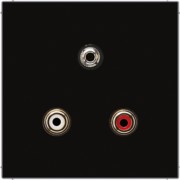 Multimedia-Anschluss sw Cinch/Miniklinke 3,5 MA LS 1011 