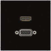 Multimedia-Anschluss sw HDMI/VGA m.Tragring MA LS 1173 