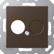 Abdeckung mokka für 2 Kleinst.Dosen A 562 MO 