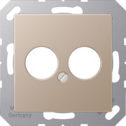 Abdeckung champ. für 2 Kleinst.Dosen A 562-2 CH 