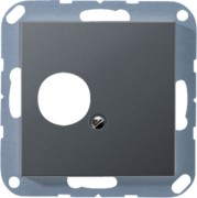Abdeckung Lautspr. 1-fach anthrazit matt A 562-1 BF ANM 
