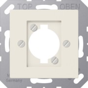 Abdeckung f. XLR-Steckdose weiß A 568 BF 