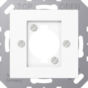 Abdeckung f. XLR-Steckdose alpinweiß A 568 BF WW 