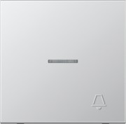 Wippe geprägtes Symbol Klingel aluminium AL 2990 KO5 KP 