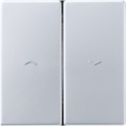 Wippe 2-f geprägtes Symbol Jalousie aluminium AL 2995 PP 