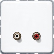 Multimediadose Cinch Audio alpinweiß MA CD 1021 WW 
