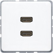 Multimediadose 2 x HDMI alpinweiß MA CD 1133 WW 