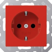 SCHUKO-Steckdose rot A 1520 BF RT 