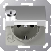 SCHUKO-Steckdose 16A 250V Klappdeckel A 1520 BFKLSL AL 