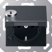 SCHUKO-Steckdose 16A 250V Klappdeckel A 1520 BFKLSL ANM 