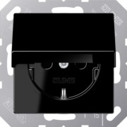 SCHUKO-Steckdose 16A 250V Klappdeckel A 1520 KIKL SW 