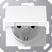SCHUKO-Steckdose 16A 250V Klappdeckel A 1520 KIKL WW 