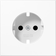 Zentralplatte für Schuko Steckdose LS 520 KI WW PL 