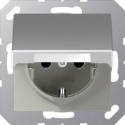 SCHUKO-Steckdose 16 A 250V m.Klappdeckel bruchs 1520 BFKL AL 