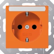 SCHUKO-Steckdose 16A 250V Schriftfeld bruchsi. A 1520 BFNA O 