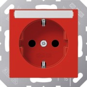 SCHUKO-Steckdose 16A 250V Schriftfeld bruchsi. A 1520 BFNA RT 