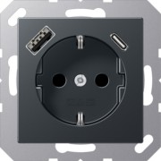SCHUKO Steckdose mit USB Typ AC A 1520-15 CA ANM 