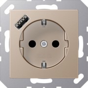 SCHUKO Steckdose mit USB Typ A 1520-18 CH 