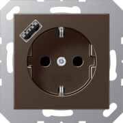 SCHUKO Steckdose mit USB Typ A 1520-18 MO 