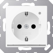 SCHUKO Steckdose mit LED-Licht A 1520-O WWM LNW 