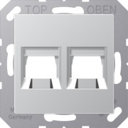 Abdeckung 2-fach f.MJ WE TE-connect. A 1569-25 AL 