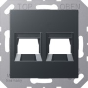Abdeckung 2-fach f.MJ WE TE-connect. A 1569-25 ANM 