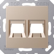 Abdeckung 2-fach f.MJ WE TE-connect. A 1569-25 CH 