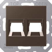 Abdeckung 2-fach f.MJ WE TE-connect. A 1569-25 MO 