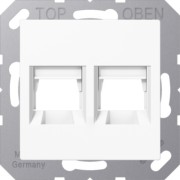 Abdeckung 2-fach f.MJ WE TE-connect. A 1569-25 WW 