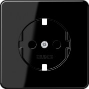 Zentralplatte f. SCHUKO-Steckdose CD 520 KIBF SW PL 