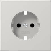 Zentralplatte f. SCHUKO-Steckdose LS 1520 KIPL LG 