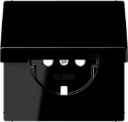 Platte f.SCH.Steckd.m.Klapp LS 1520 KLPL SW 