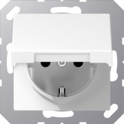 SCHUKO Steckdose 16 A 250 V,alpinweiß 1520 NBFKL WW 