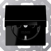 SCHUKO Steckdose 16 A 250 V, schwarz 1521 BFKL SW 