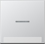 Wippe mit Schriftfeld 1fach aluminium A 590 BF NA KO5 AL 