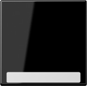Wippe mit Schriftfeld 1fach, schwarz A 590 BF NA SW 