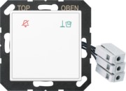 Hotelabdeckung Glas mit LED-Einheit 24 V A CU KO6 M WW 