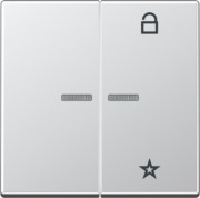 eNet Funk-Steuertaste 2fach, aluminium FM A 1701 AL 