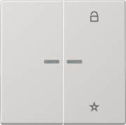 eNet Funk-Steuertaste 2fach, lichtgrau FM LS 1701 LG 