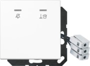 Hotelabdeckung mit LED-Einheit 230V LS CU KO5 M 230 WW 