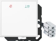 Hotelabdeckung Glas mit LED-Einheit 24 V LS CU KO6 M WW 