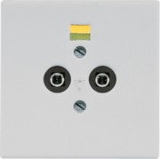 Potential-Ausgl.Steckdose 2 Steckerstifte LS 965-2 LG 